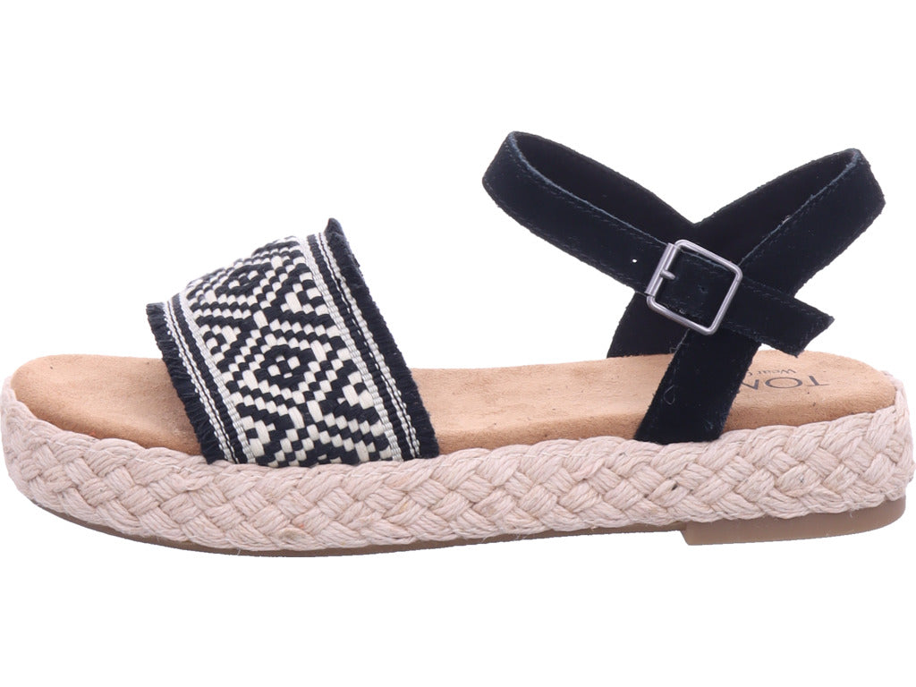 TOMS Damen Slipper Abby in schwarz
