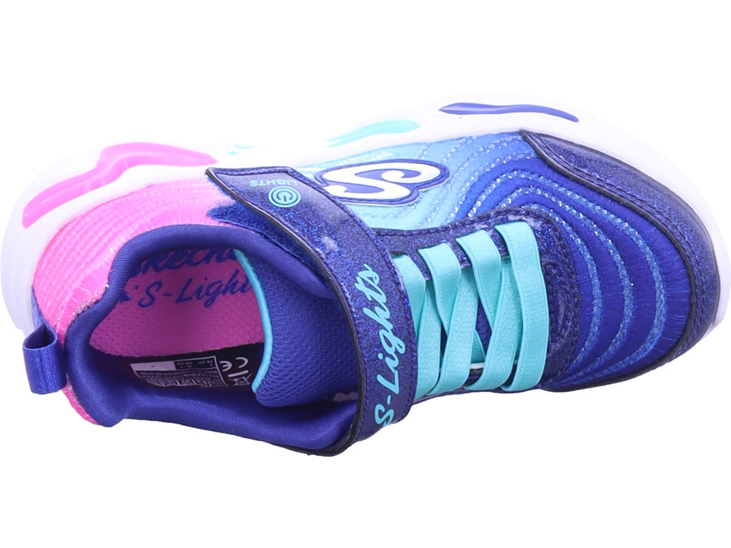 SKECHERS Girls' Wavy Beams Sneakers in Blue