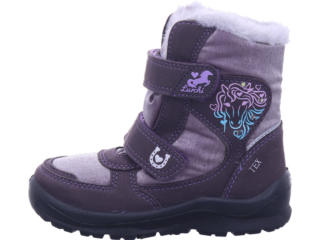 Dívčí kozačky Lurchi v modré barvě