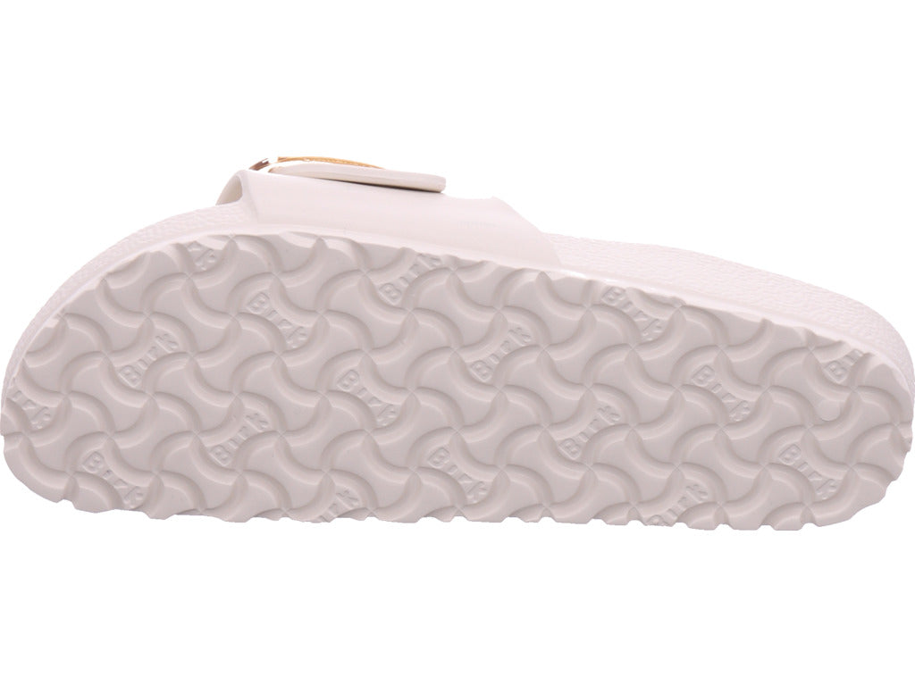 Birkenstock Women's Bathing Slipper Madrid Big Buckle Eva in White