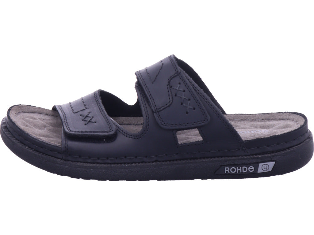 Rohde Herren Pantolette  in schwarz