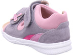 Superfit Mädchen Sandalette Sandale Leder \ Polly in grau