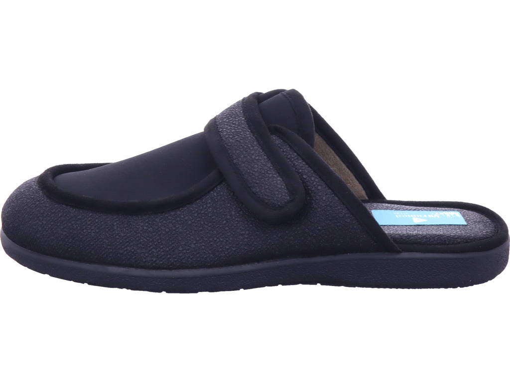 Varomed Herren Pantolette  in schwarz