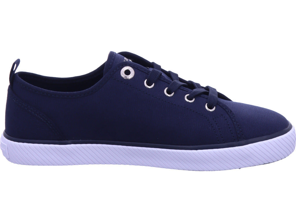 Tommy Hilfiger Damen Textilschuh Vulc Canvas in blau