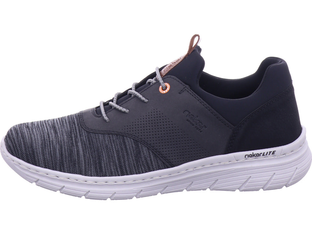 Rieker Herren Slipper Fsk Herren Halbschuhe in grau