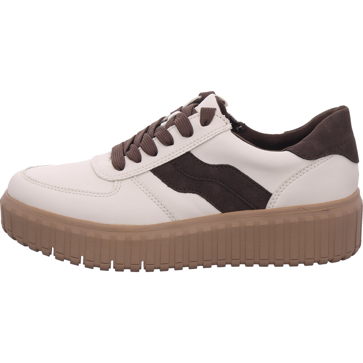Jana Damen Sneaker  in beige