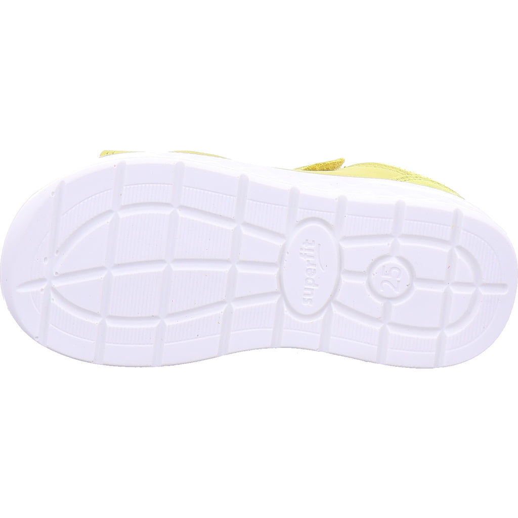 Superfit Jungen Sandale Sandale Leder \ Lagoon in gelb