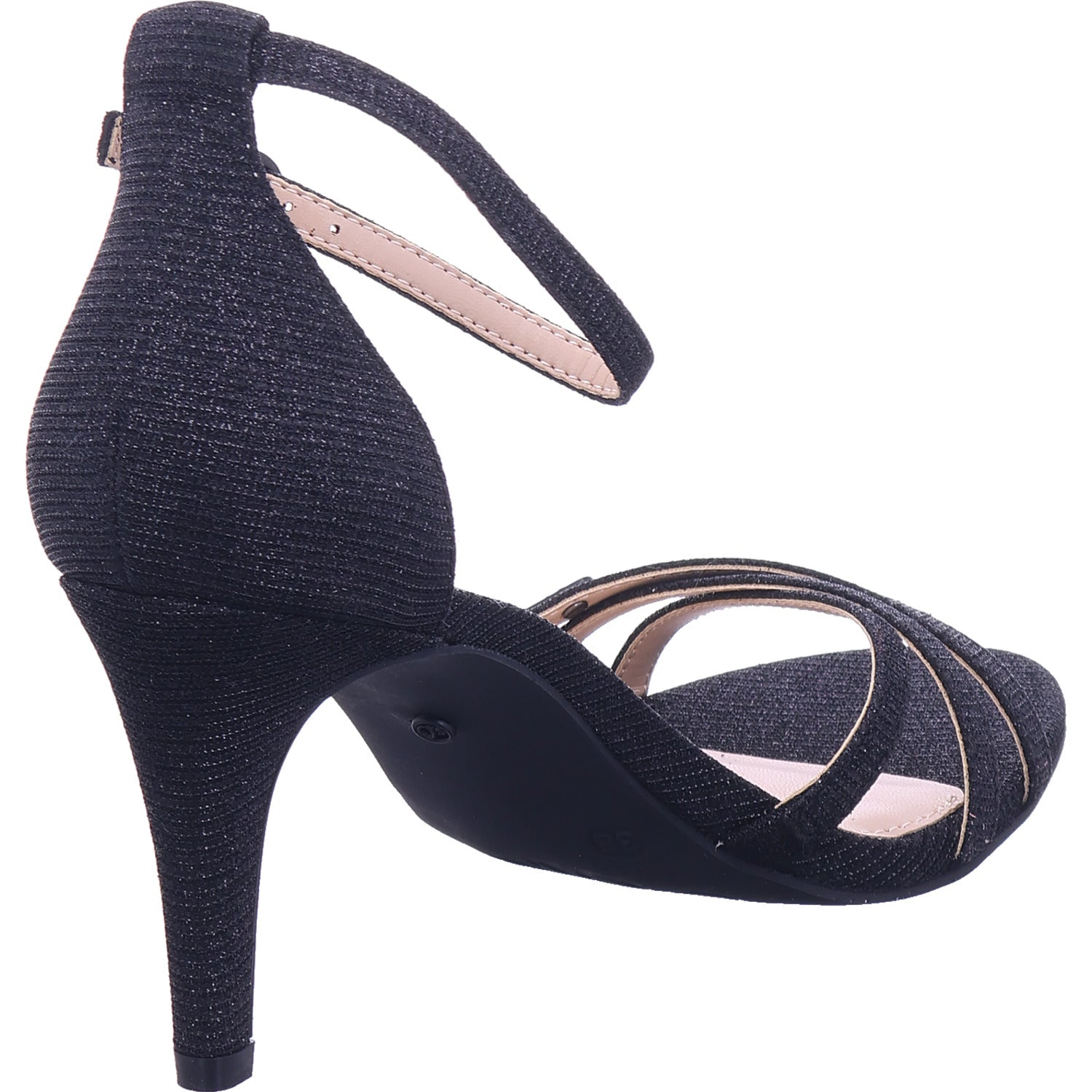 s.Oliver Damen Sandalette  in schwarz
