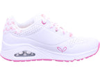 Dámské tenisky SKECHERS Uno-Twin Hearts v bílé barvě