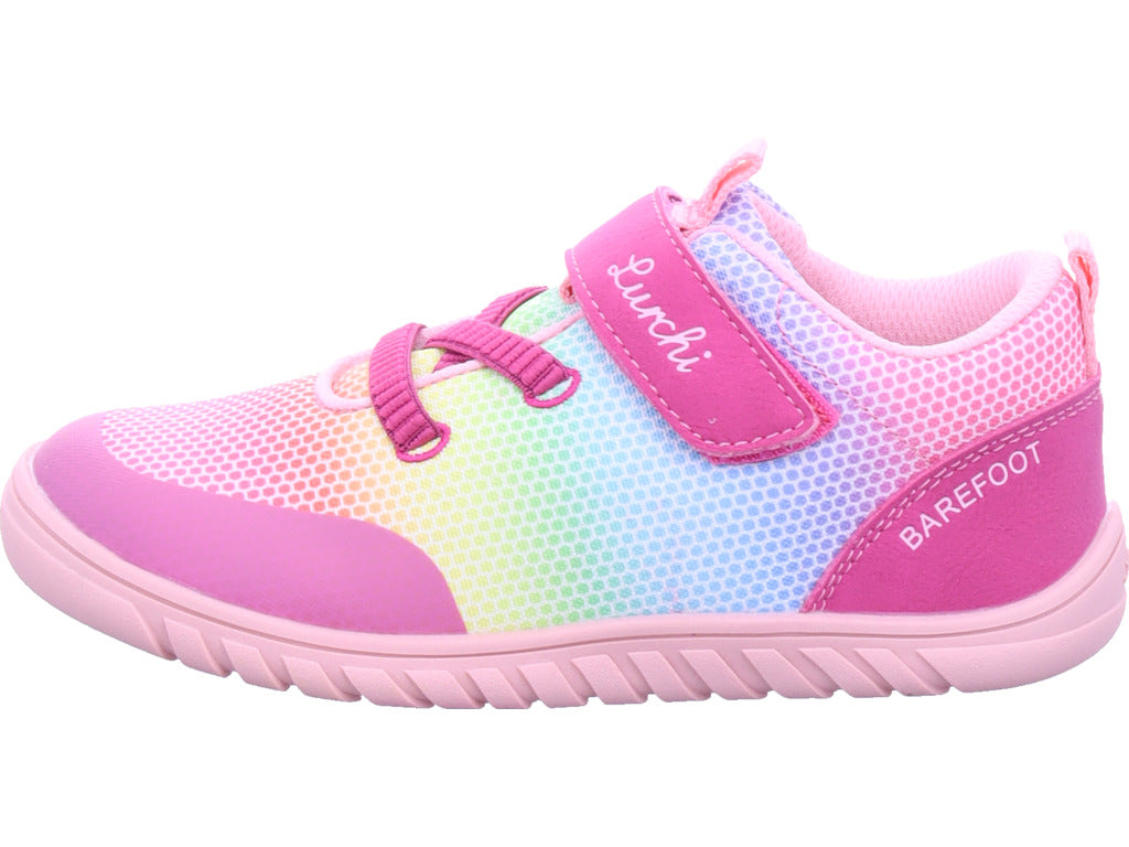 Lurchi Girls' Barefoot-Feel Low-Top Shoe in Pink