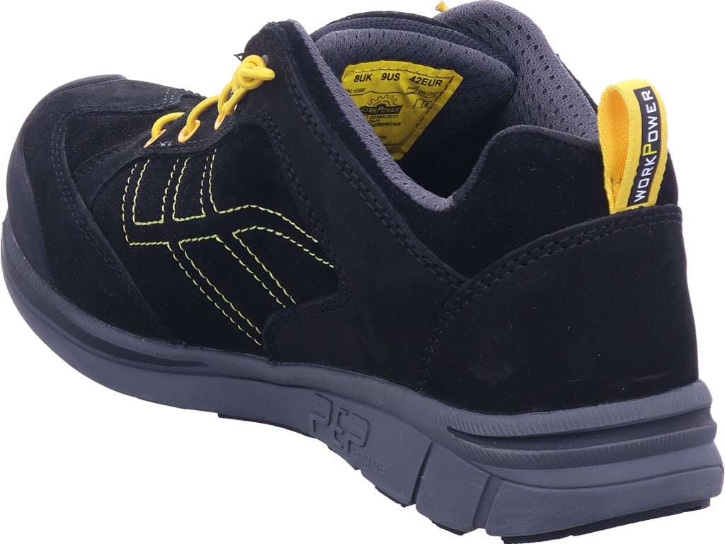 WorkPower Herren Halbschuh Jagon S3 in schwarz