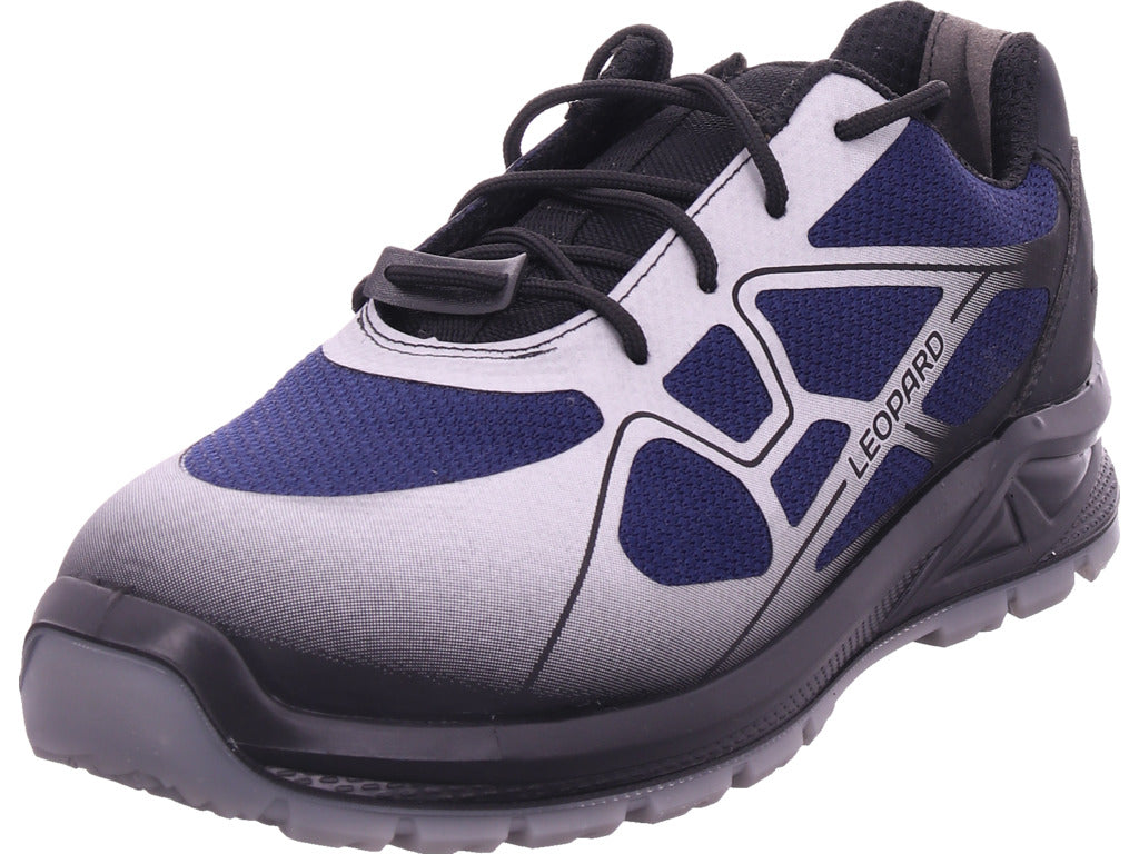 Leopard Herren Arbeitsschuh Sicherheitshalbschuh Esd S1P in blau