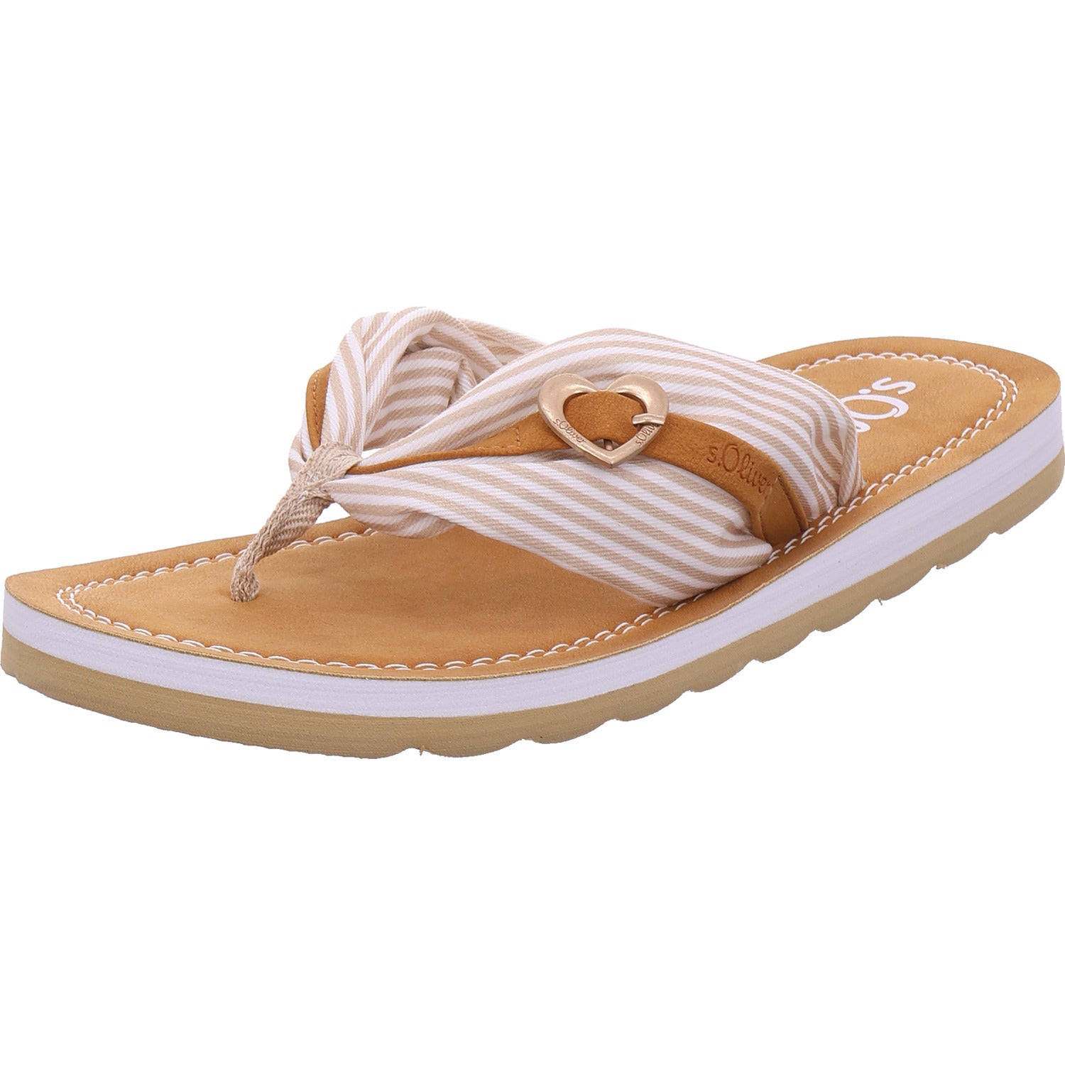 s.Oliver Damen Pantolette  in beige