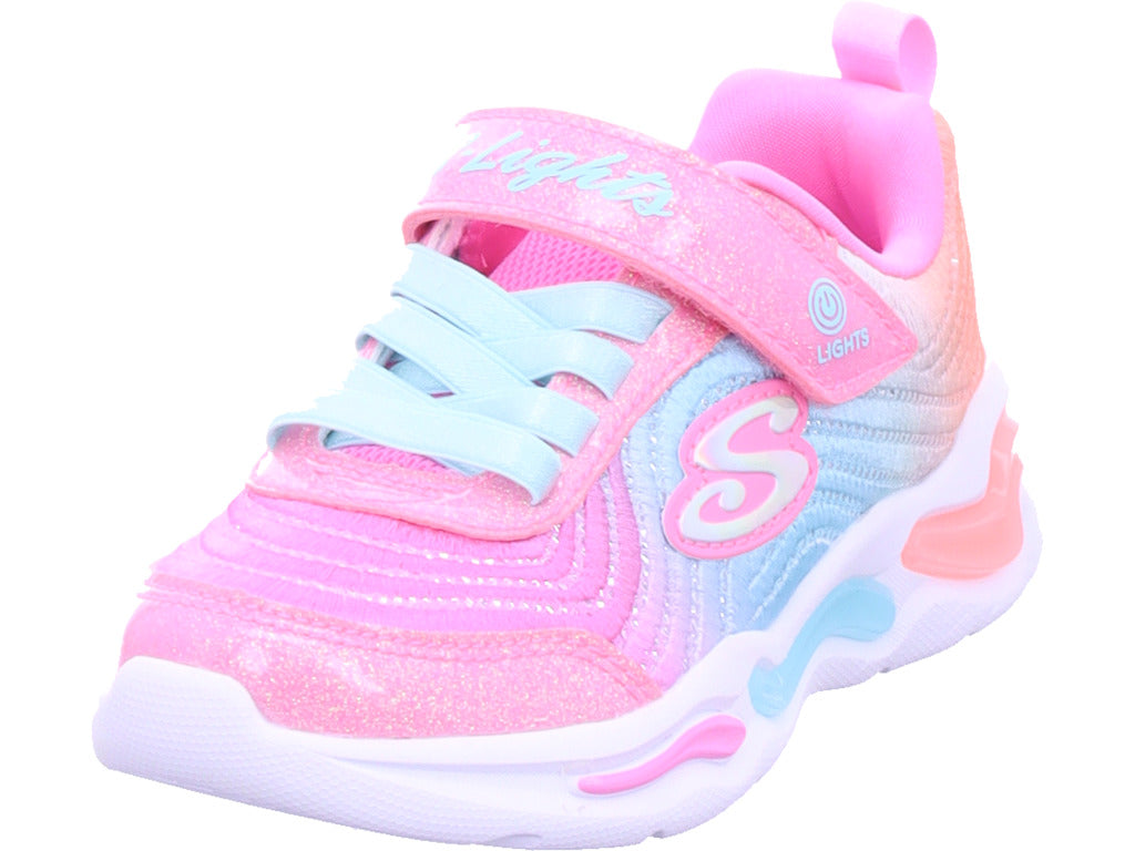 SKECHERS Girls' Sneakers Wavy Beams in Red