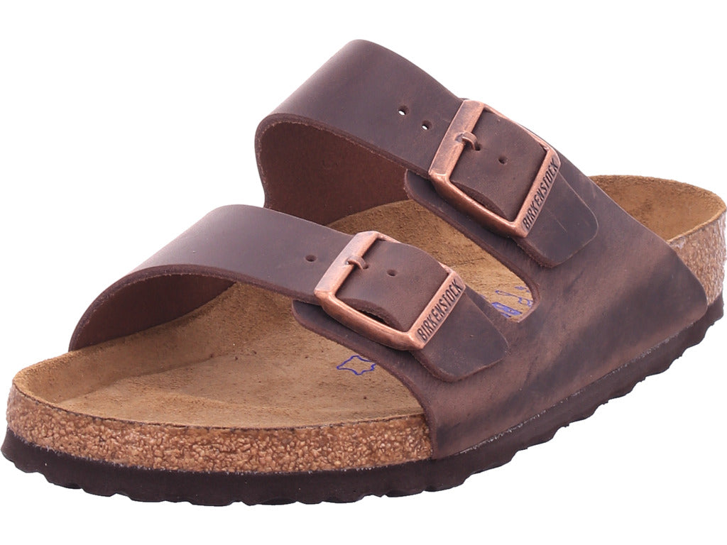 Birkenstock Men's Sandal Arizona FL WB Habana in Brown
