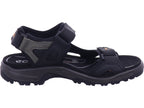 Ecco Herren Sandale Nv in schwarz