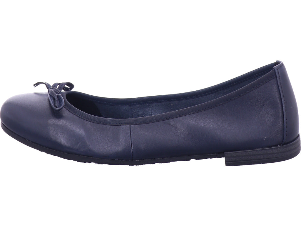 Marco Tozzi Damen Ballerina Woms Ballerina in blau