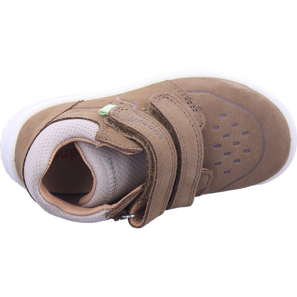 Superfit Boys' First Walking Shoe Whaley in brown