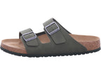 Birkenstock Herren Pantoffel Arizona Vegan Synthetics Deser in grün