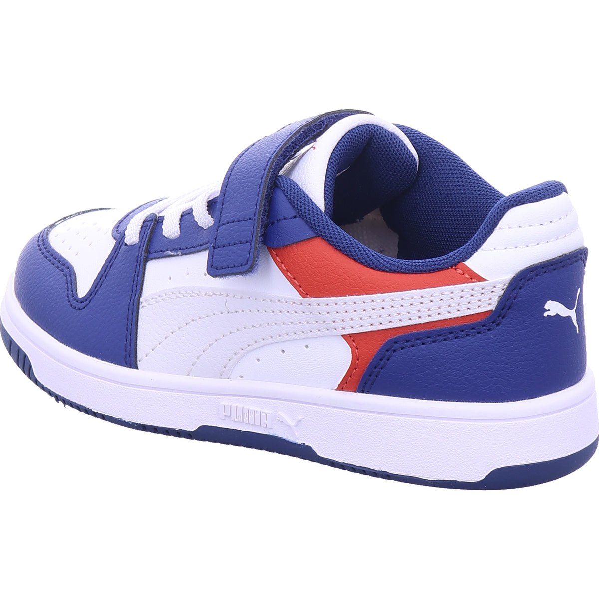 Puma Chlapecká sportovní obuv Rebound Slam Lo Ac + Ps v modré barvě