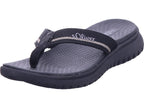 s.Oliver Damen Pantolette  in schwarz