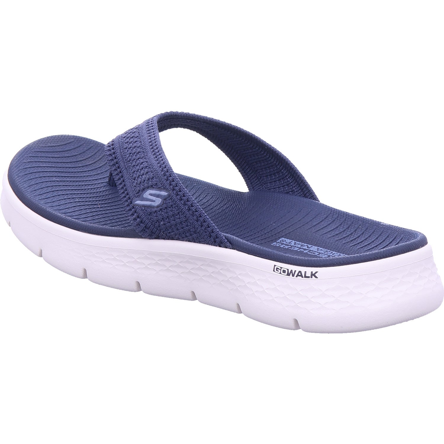 Dámské pantofle SKECHERS v modré barvě