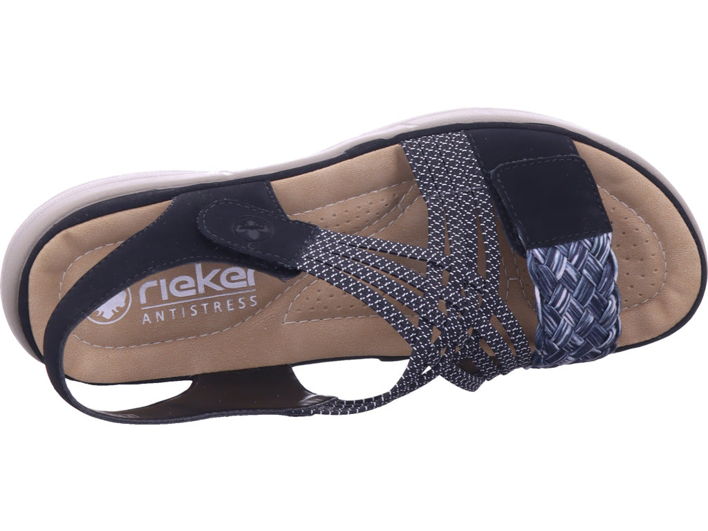 Rieker Women's Fsk Women's Sandals in Black