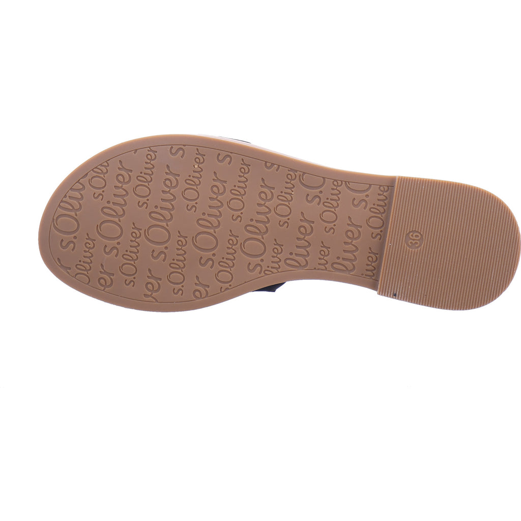 s.Oliver Damen Pantolette  in schwarz