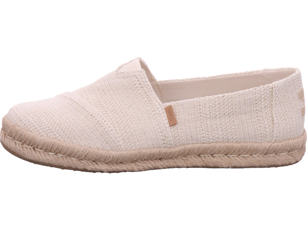 TOMS Women's Alpargata Rope 2.0 Slip-Ons in Beige