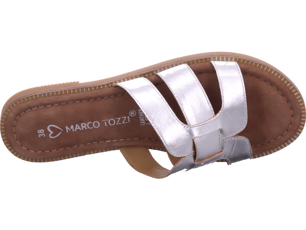 Marco Tozzi Women's Mule in Silver
