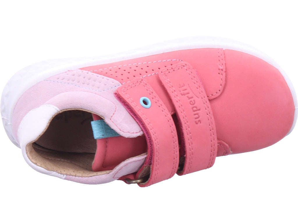 Superfit Mädchen Lauflernschuh Stiefelette Leder \ Breeze in rose