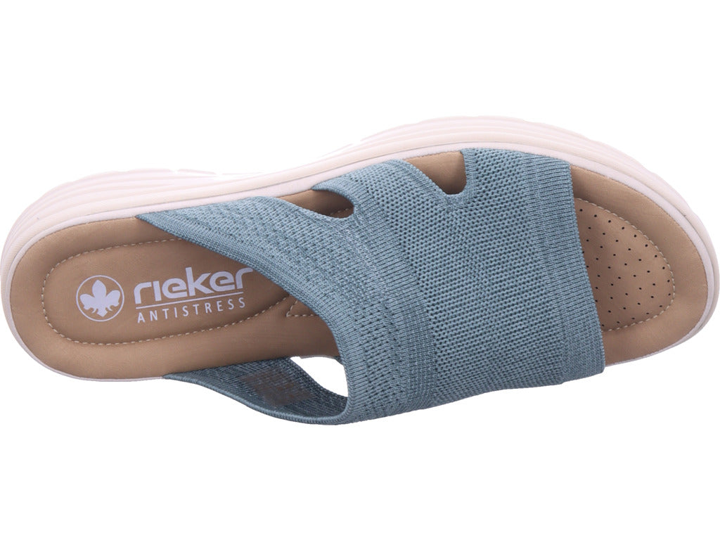 Rieker Women's Mule Fsk Women's Sandals in Green