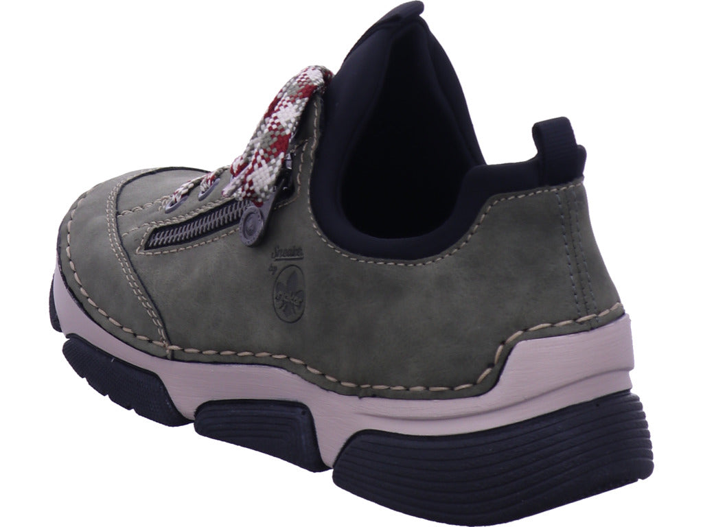 Rieker Damen Slipper Hwk Damen Halbschuhe in grün