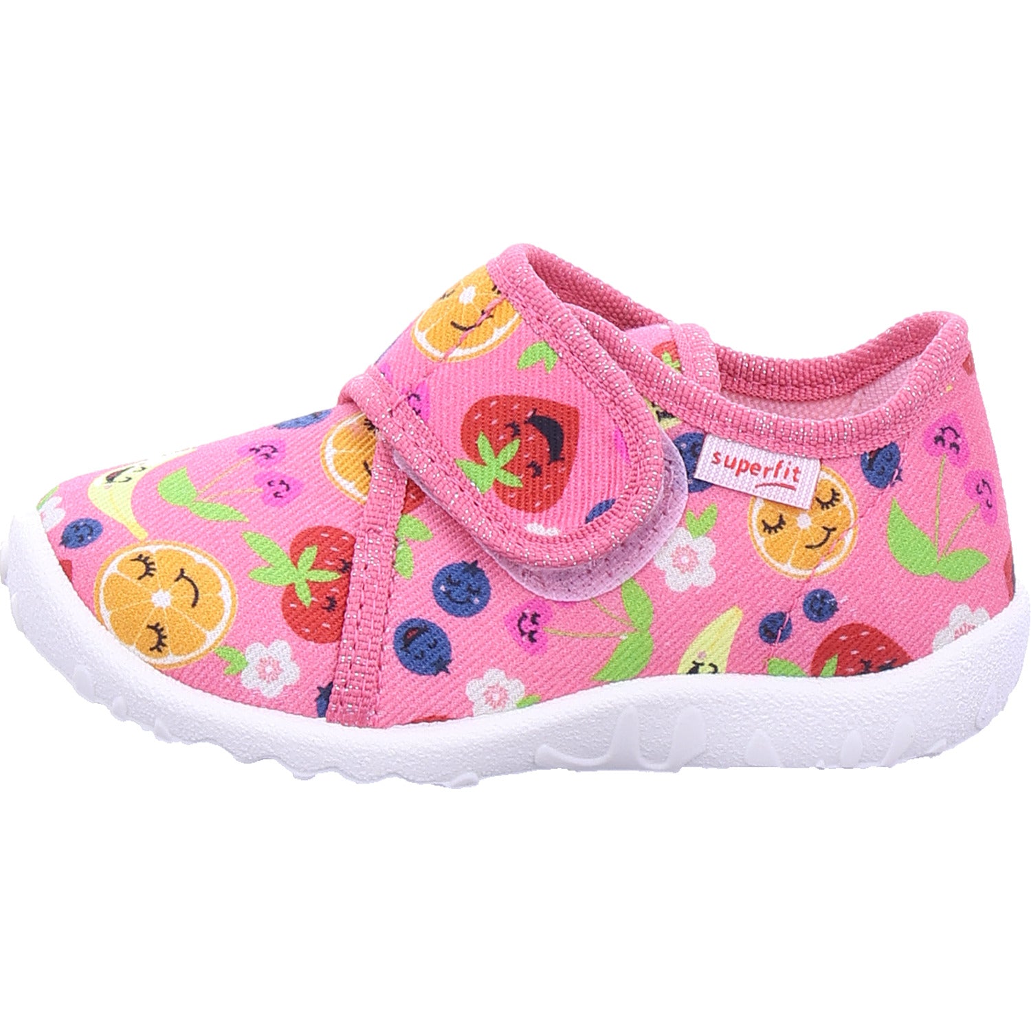 Superfit girls' slipper Spotty in red