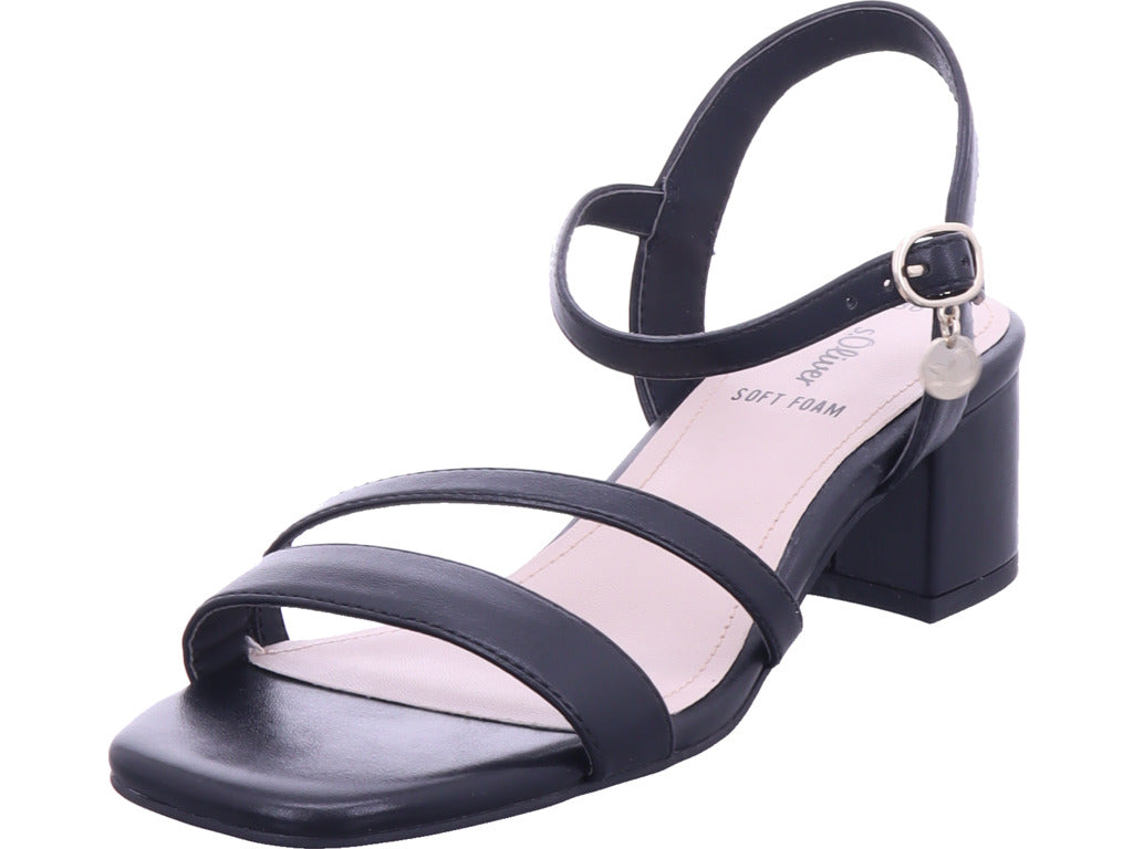 s.Oliver Damen Sandale  in schwarz