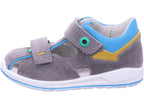 Superfit Jungen Sandale Sandale Leder \ Boomerang in grau