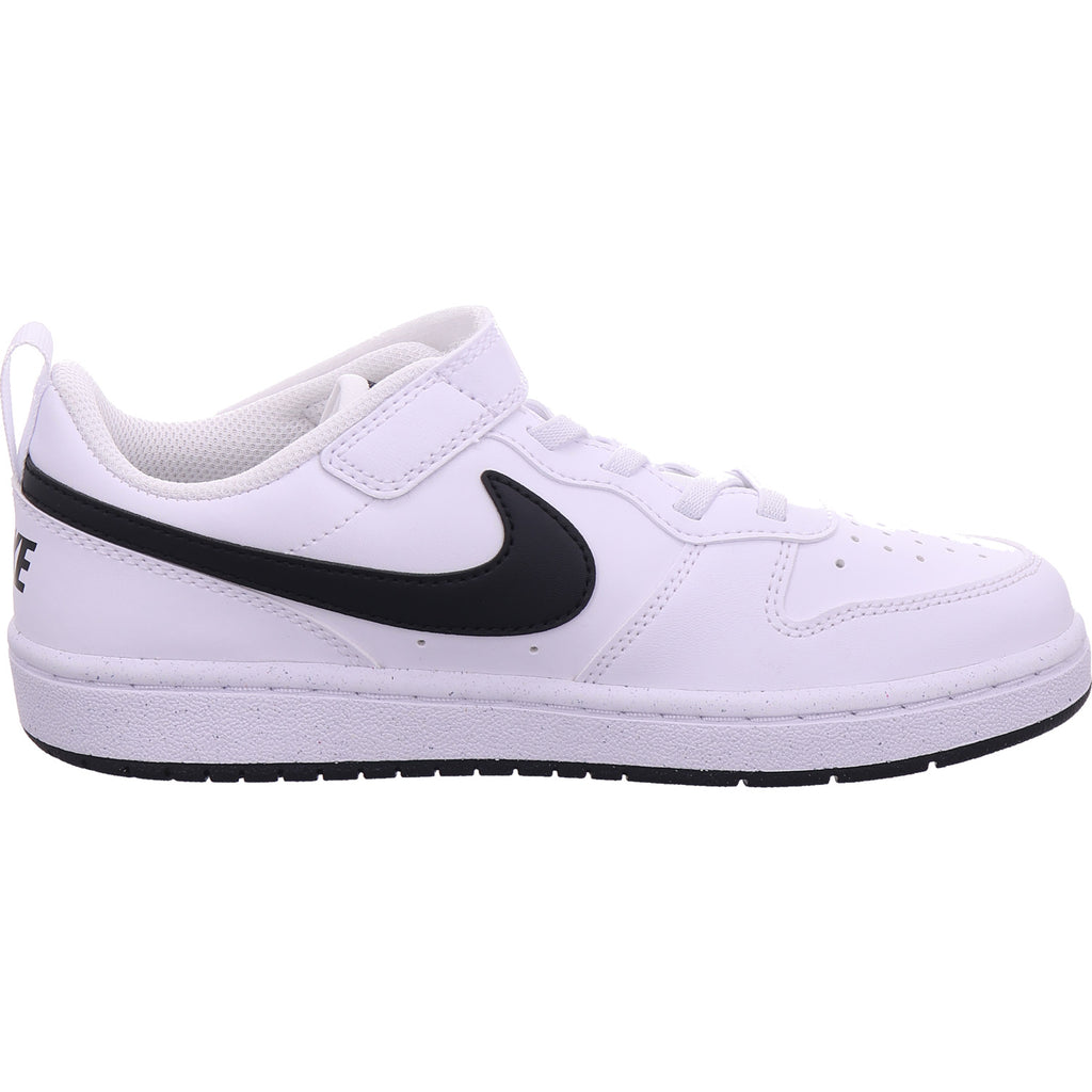 Nike Jungen Halbschuh Court Borough Low Recraft in weiß
