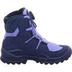 lowa Mädchen Moonboots Milo Evo Gtx Hi Boa Jr in blau