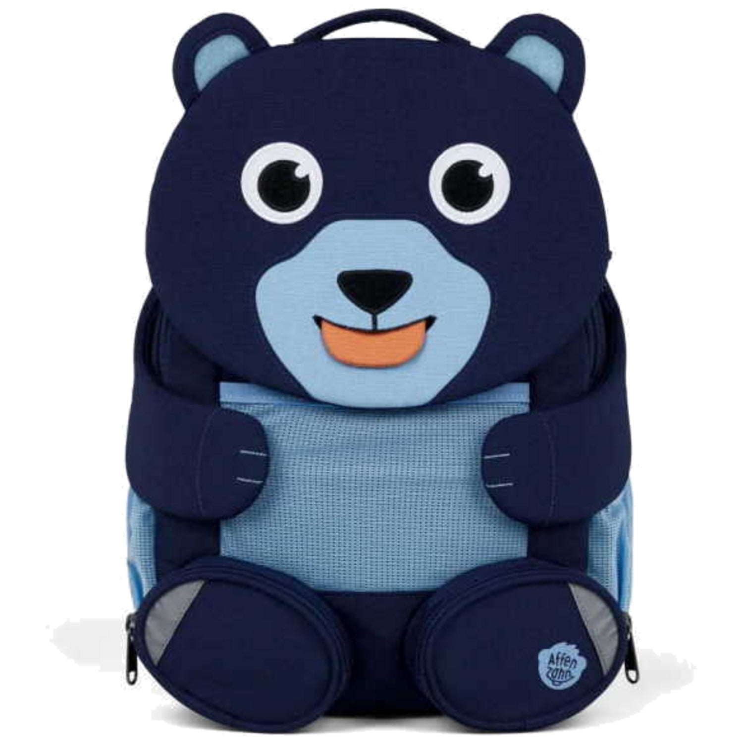 Affenzahn Unisex - Kinder Rucksack Kindergarten Backpack Bär in blau
