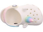 Crocs Unisex - Kinder Badeschuh Classic I Am Rainbow in weiß