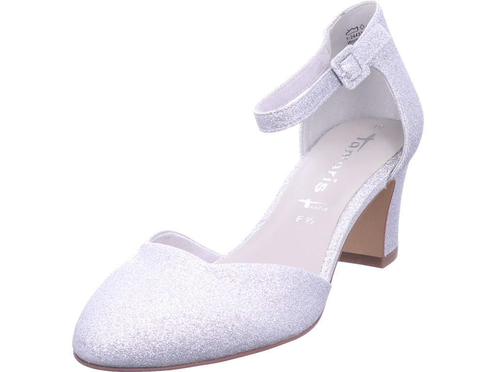Tamaris Damen Pump Damen Pumps in silber