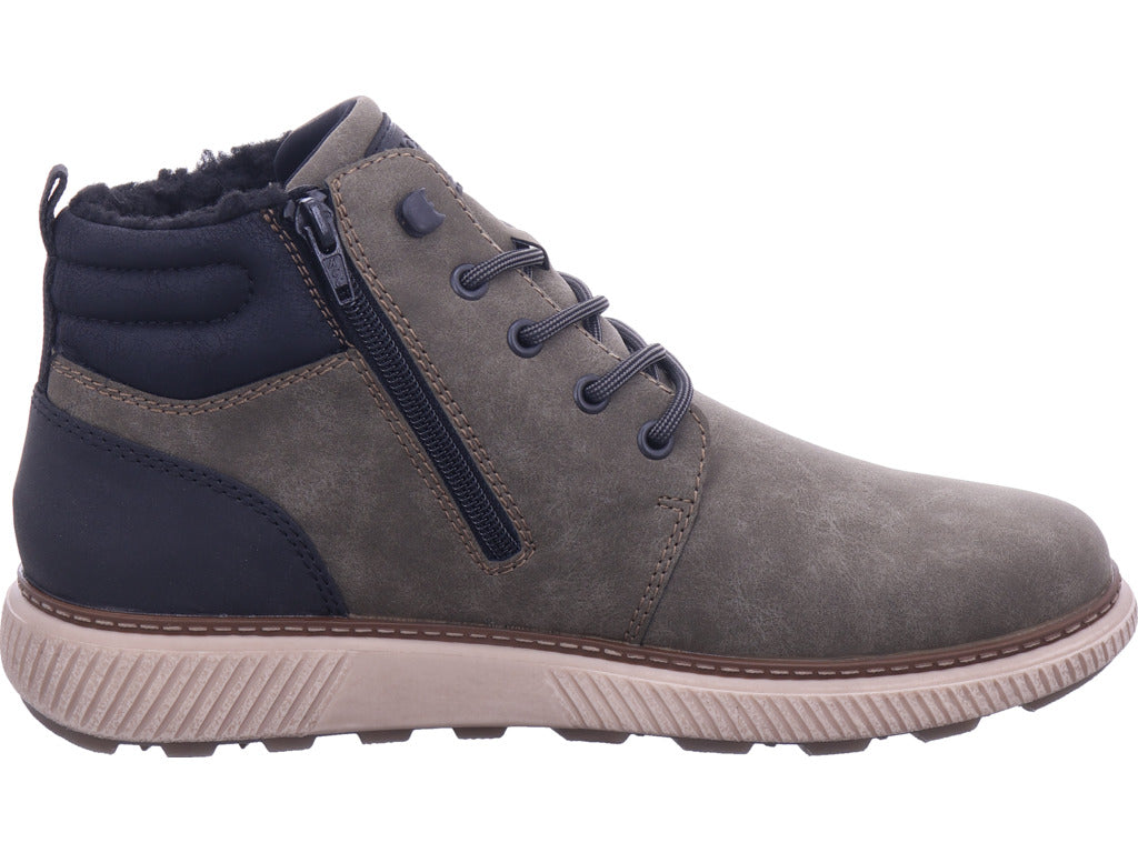 Rieker men's lace-up boots Hwk men's boots in brown