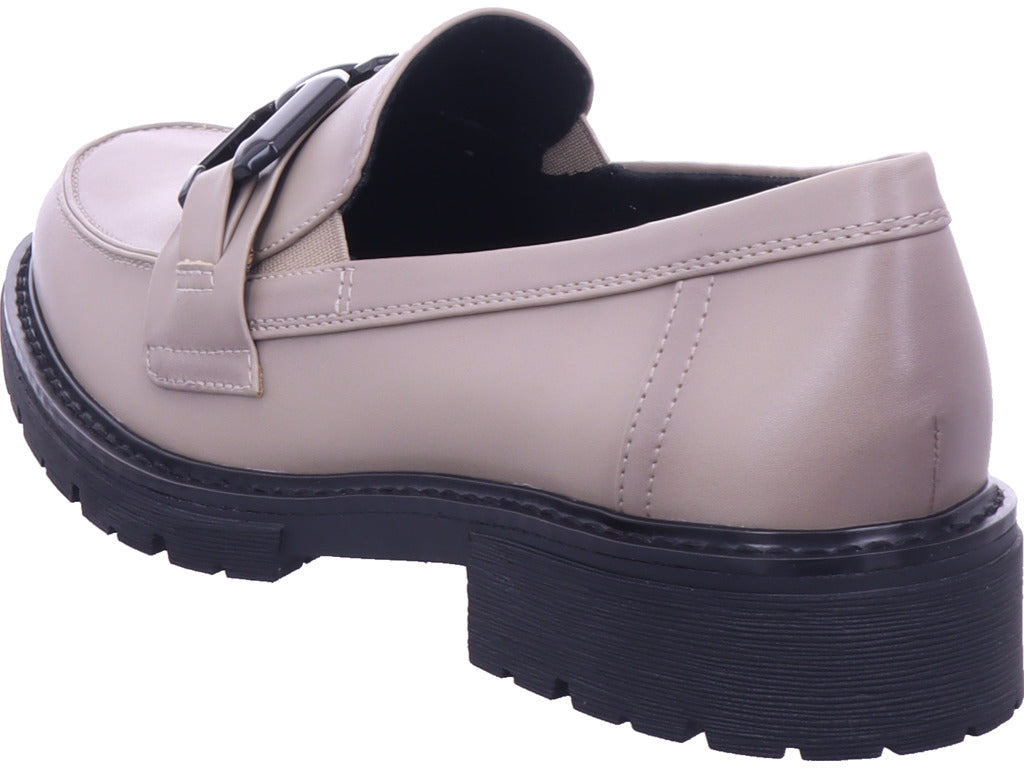Jana Damen Slipper  in grau