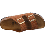 Birkenstock dámské pantofle Arizona syntetika pro ženy v hnědé barvě