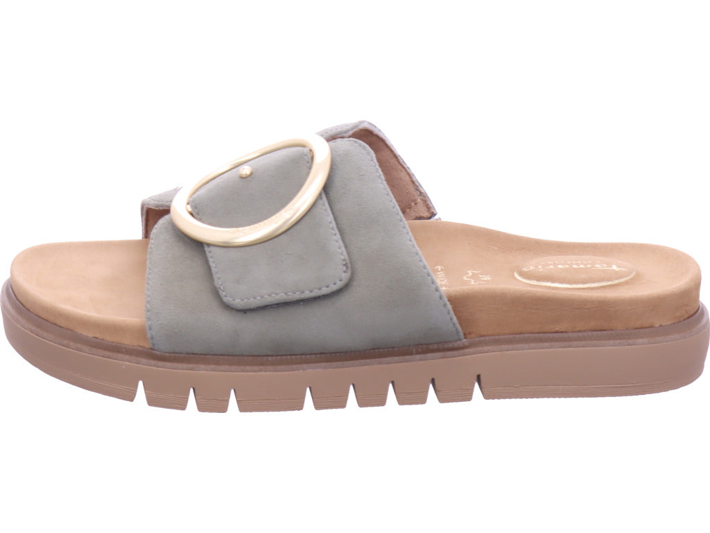 Tamaris Comfort Dámské pantofle zelené