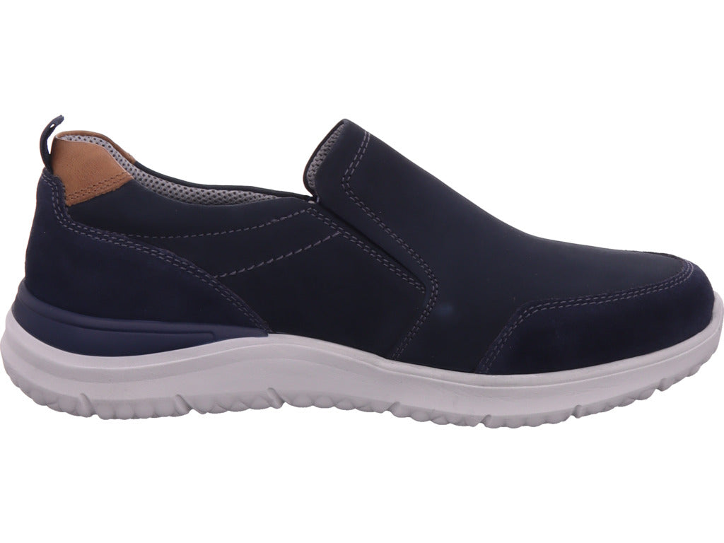 Josef Seibel Herren Slipper Wales 04 in dunkel-blau