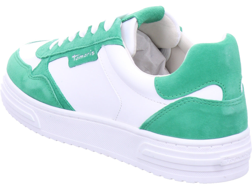 Tamaris Damen Sneaker Women Lace-Up in grün