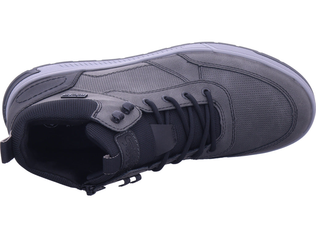 Rieker Herren Stiefel Hwk Herren Stiefel in grau