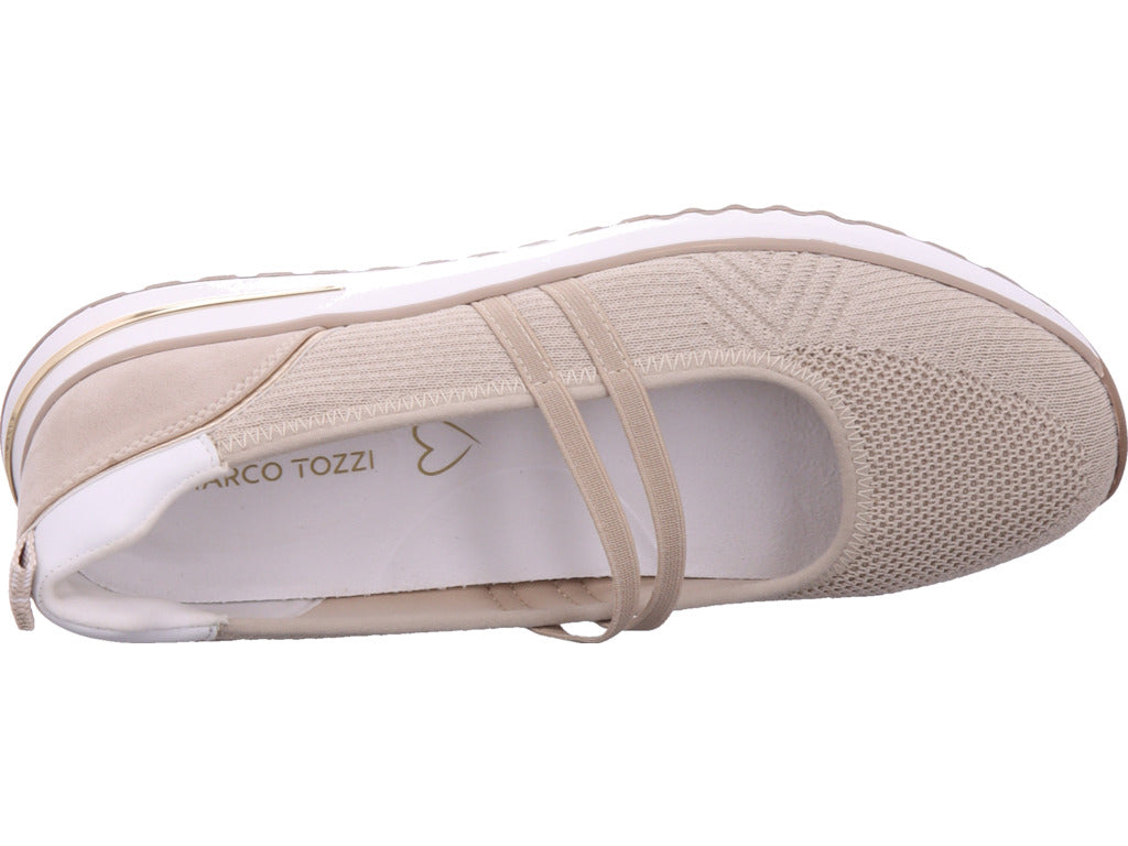 Marco Tozzi women's slippers in beige