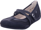 Rieker Damen Ballerina  in schwarz
